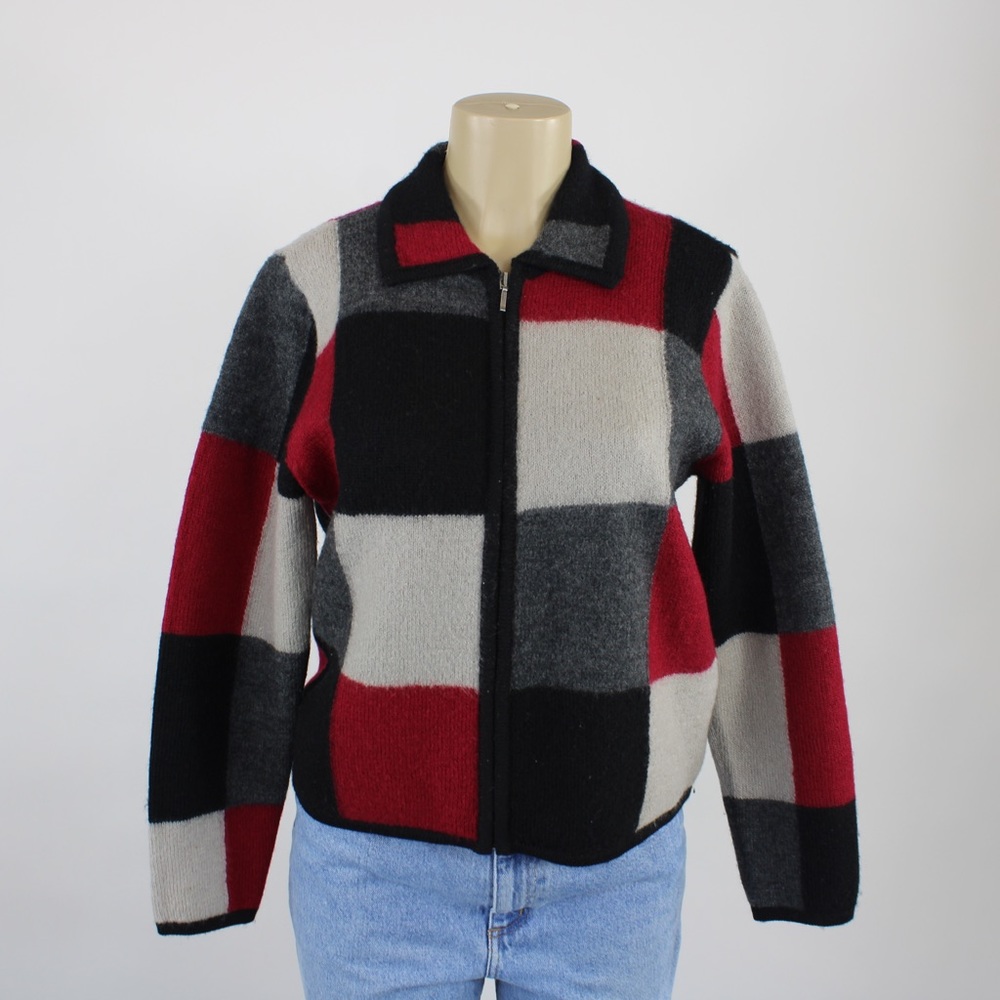 Christopher and Banks Wool zip up sweater